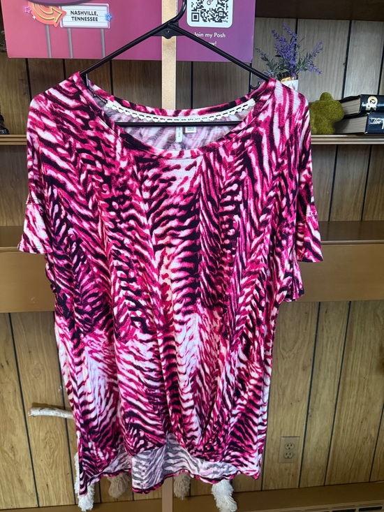 Cato Tops - Cato Zebra Top